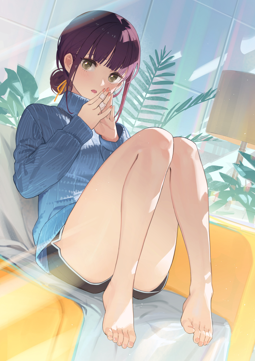 This is a pixiv picture whose title is 恥ずかしがる女の子が好き #2.