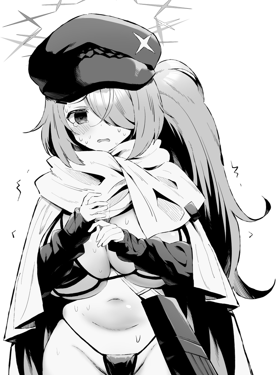 This is a pixiv picture whose title is 【ブルアカ】ヒヨリ。.