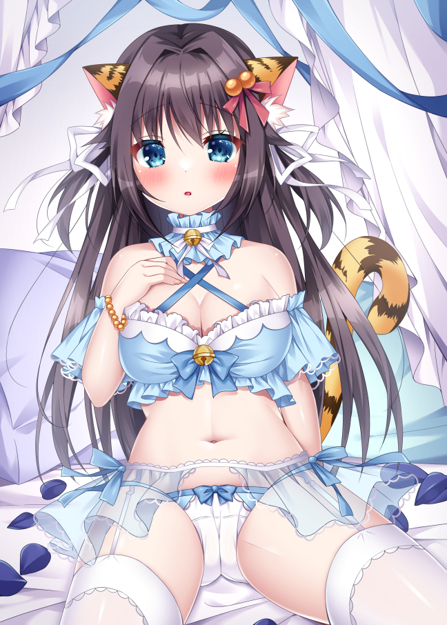 This is a pixiv picture whose title is 💙.