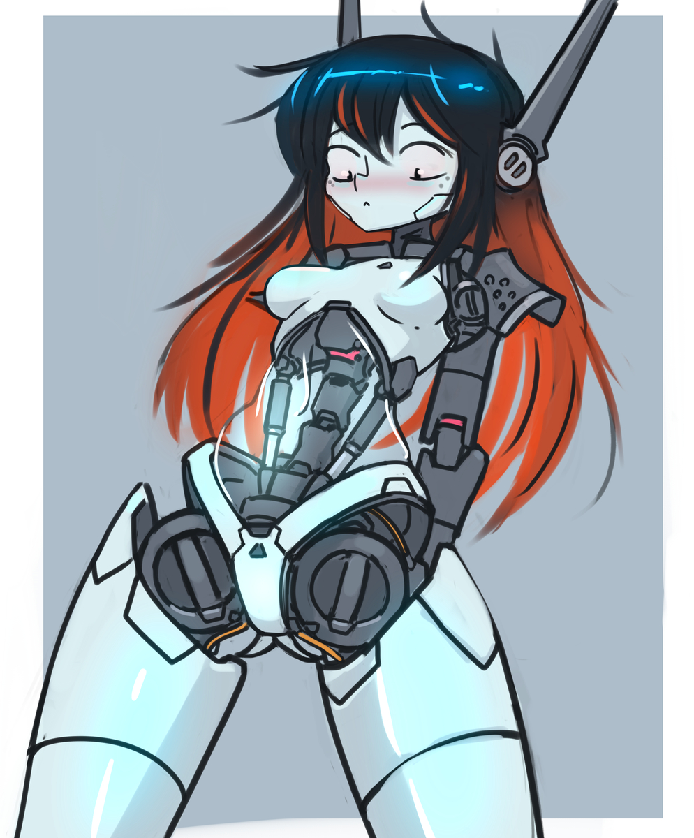 This is a pixiv picture whose title is Robot girl.