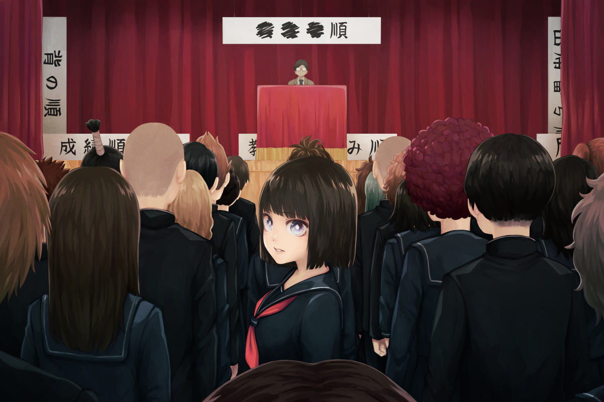 This is a pixiv picture whose title is How do you sort us?.