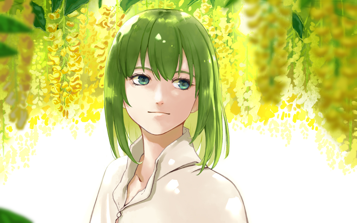 This is a pixiv picture whose title is 金鎖.