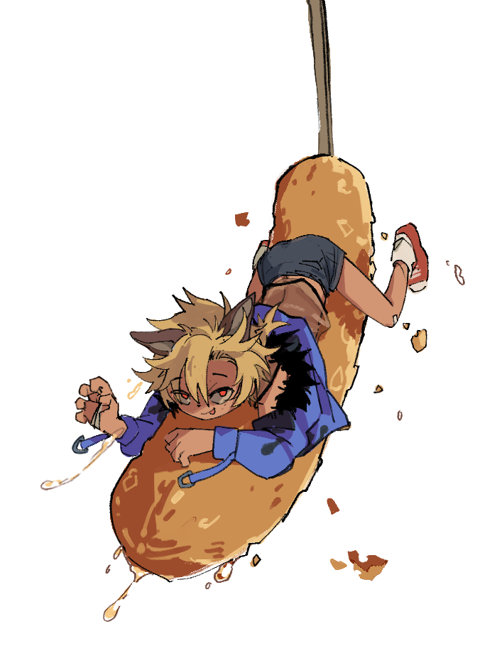This is a pixiv picture whose title is [Comm] Corn dog.