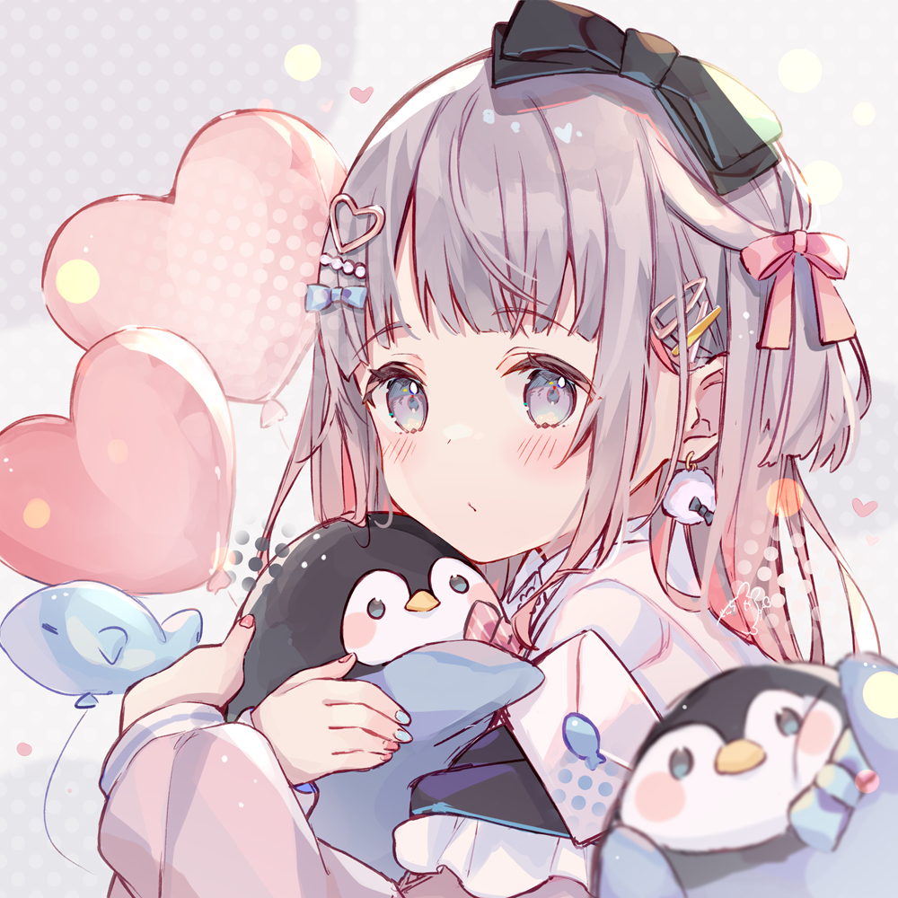 This is a pixiv picture whose title is 💓.
