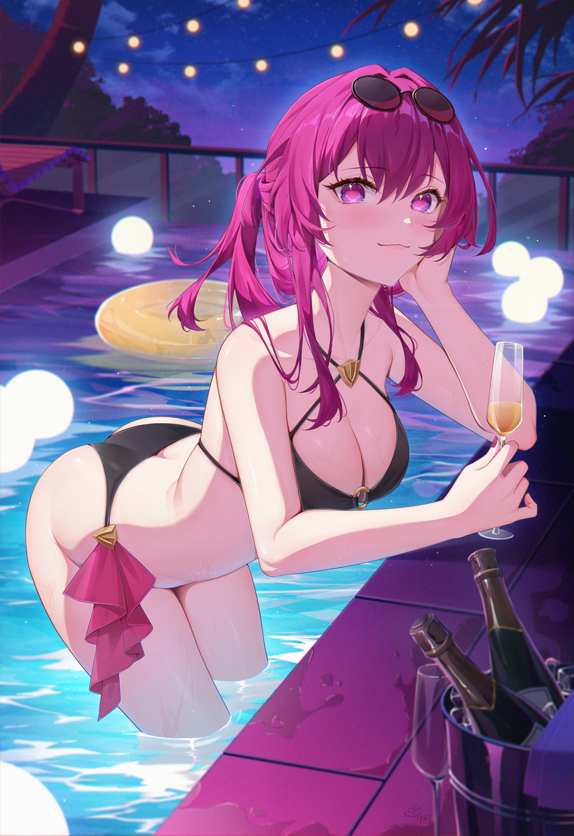 This is a pixiv picture whose title is 卡芙卡.