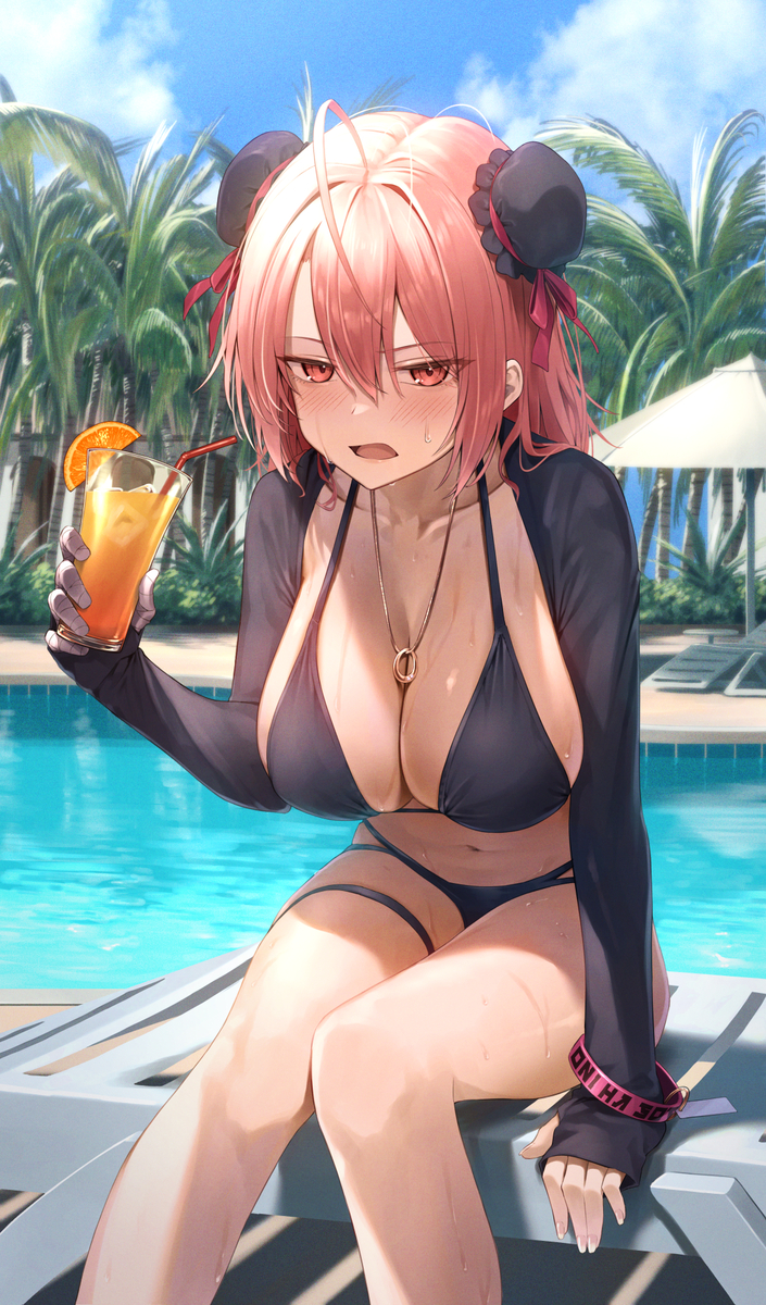This is a pixiv picture whose title is 水着華扇ちゃ.