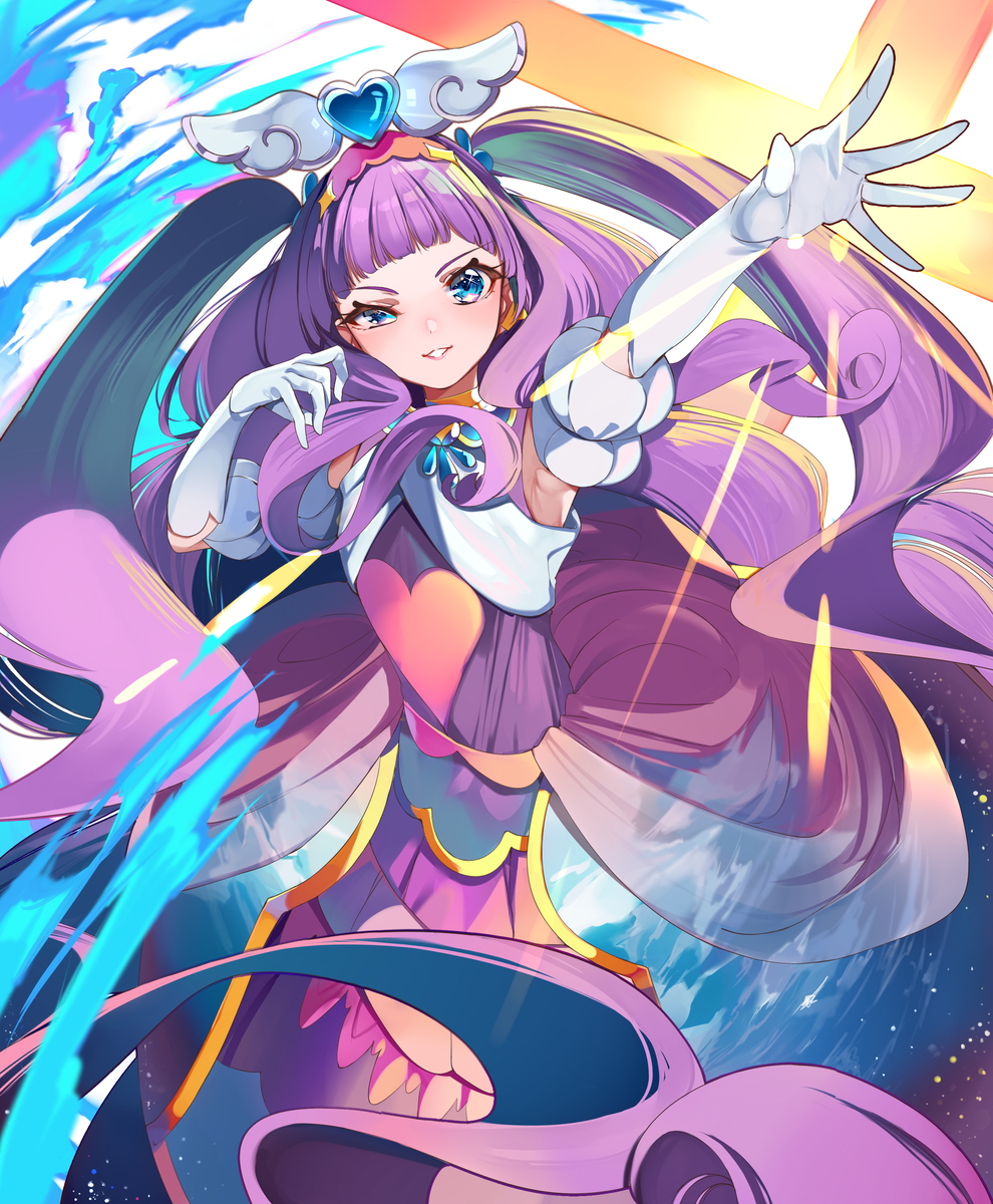 This is a pixiv picture whose title is キュアマジェスティ.