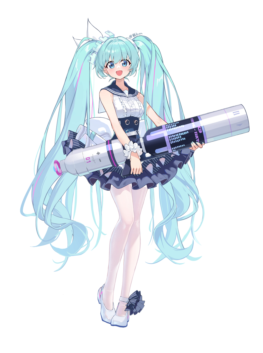 This is a pixiv picture whose title is MIKU.