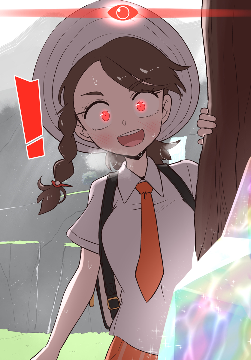 This is a pixiv picture whose title is オヤブンと化したアオイちゃん.