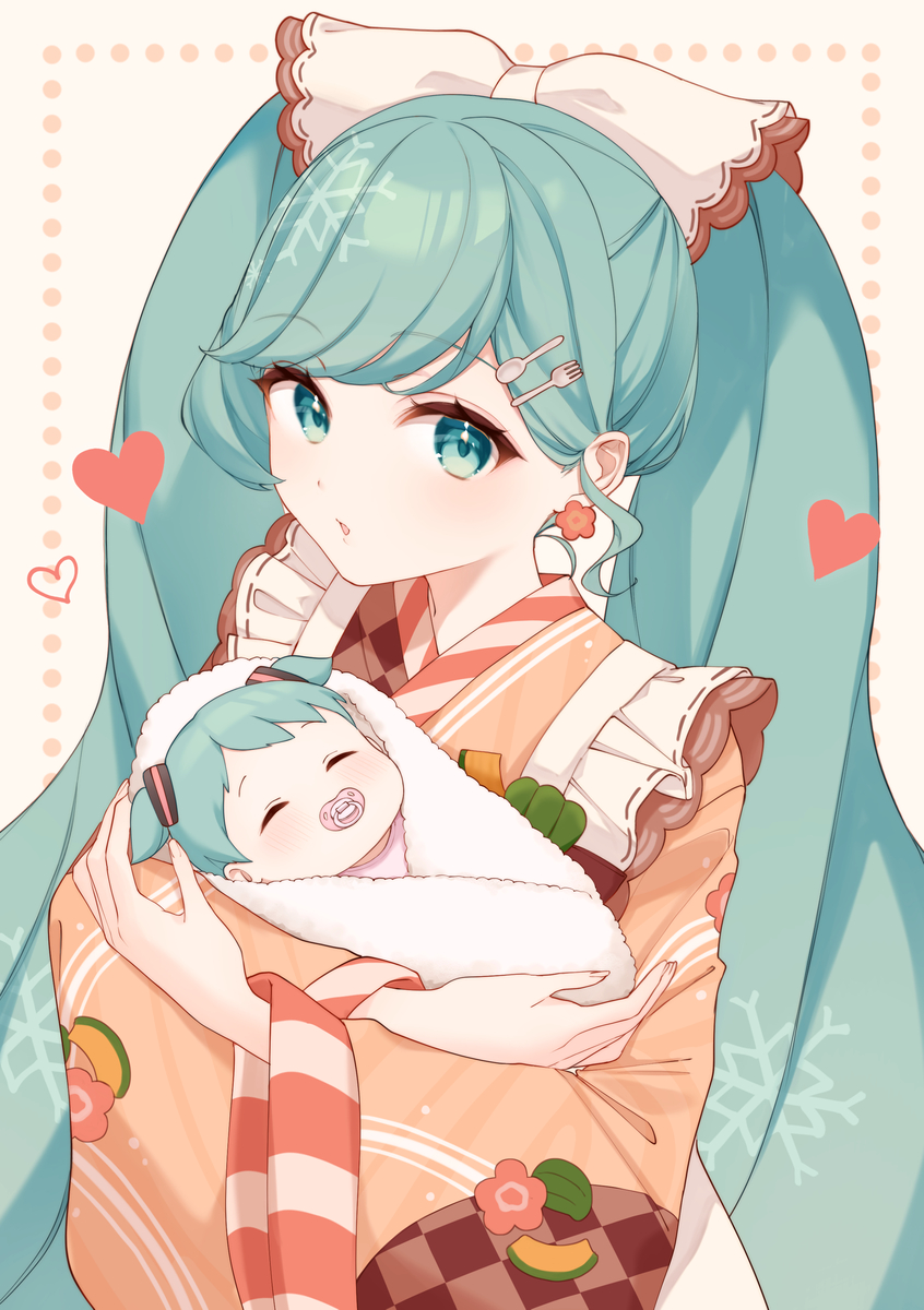 This is a pixiv picture whose title is ママ！.