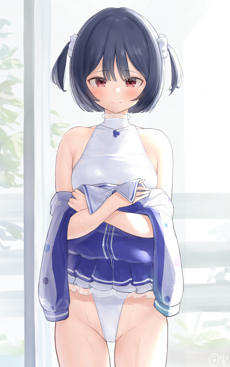 This is a pixiv picture whose title is 水着凛世ちゃん！.