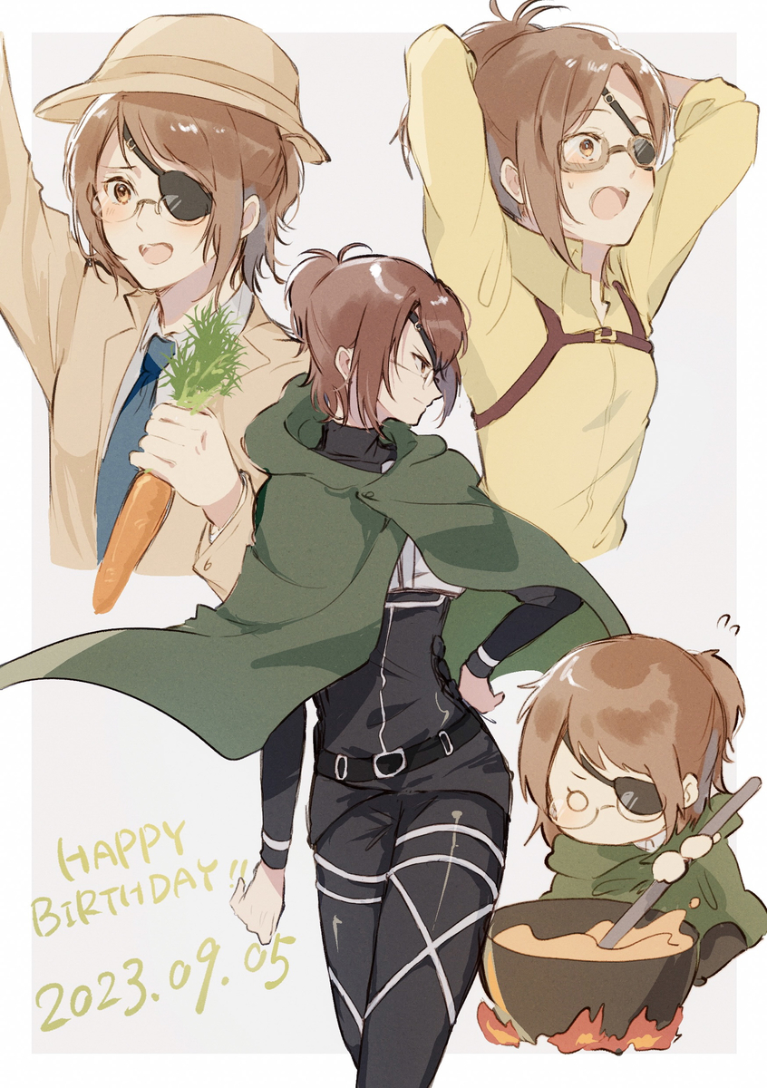 This is a pixiv picture whose title is 進撃log1.