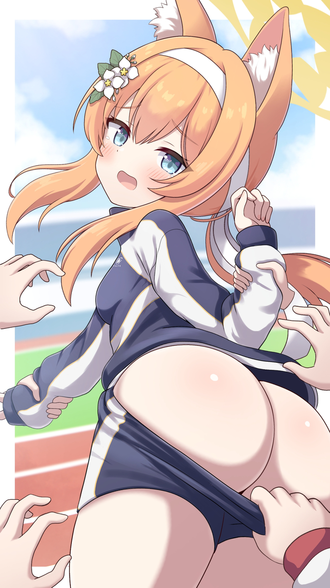 This is a pixiv picture whose title is 体操服マリー.