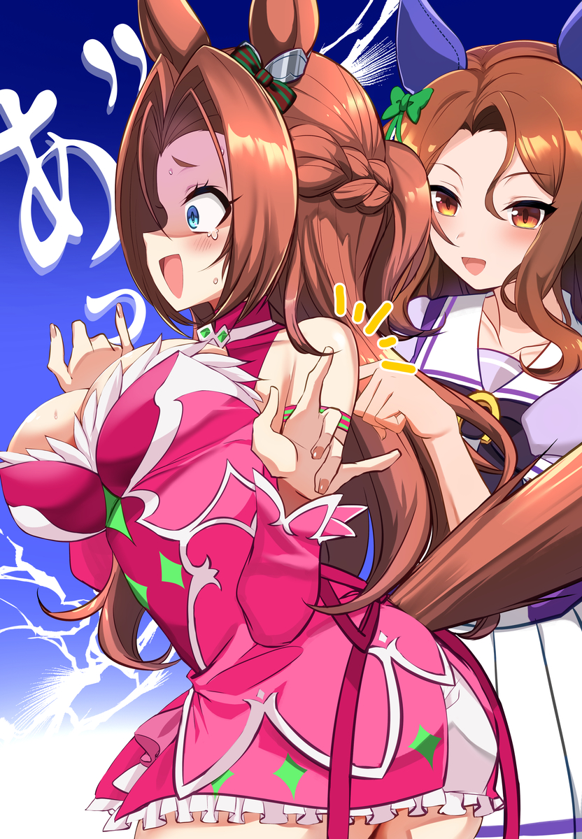 This is a pixiv picture whose title is 奇麗に焼けてるじゃない.