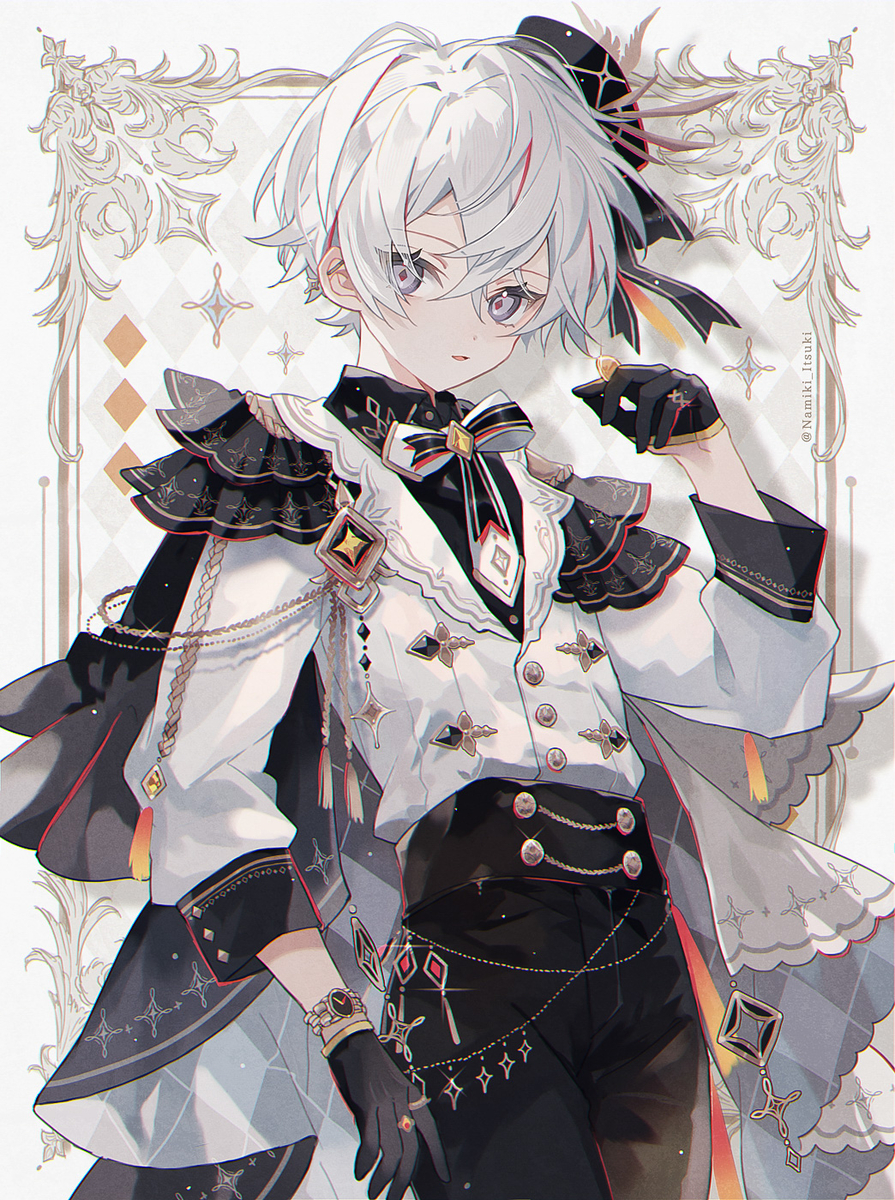 This is a pixiv picture whose title is Diamond ♦︎ 🃁🂠.