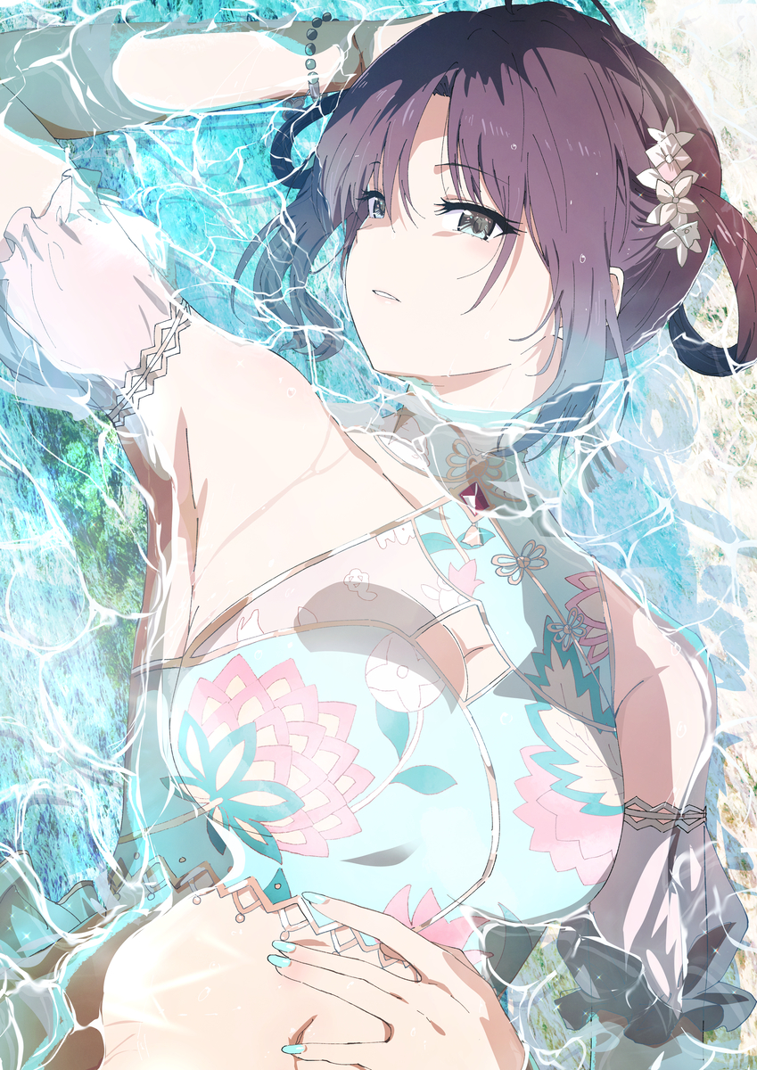 This is a pixiv picture whose title is ディライトサマー透.