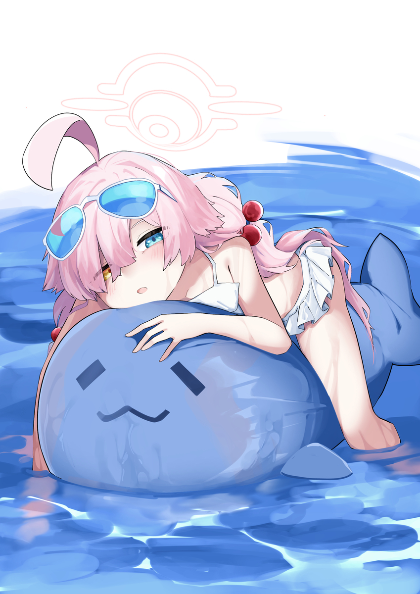 This is a pixiv picture whose title is 水着ホシノかわいい！！.