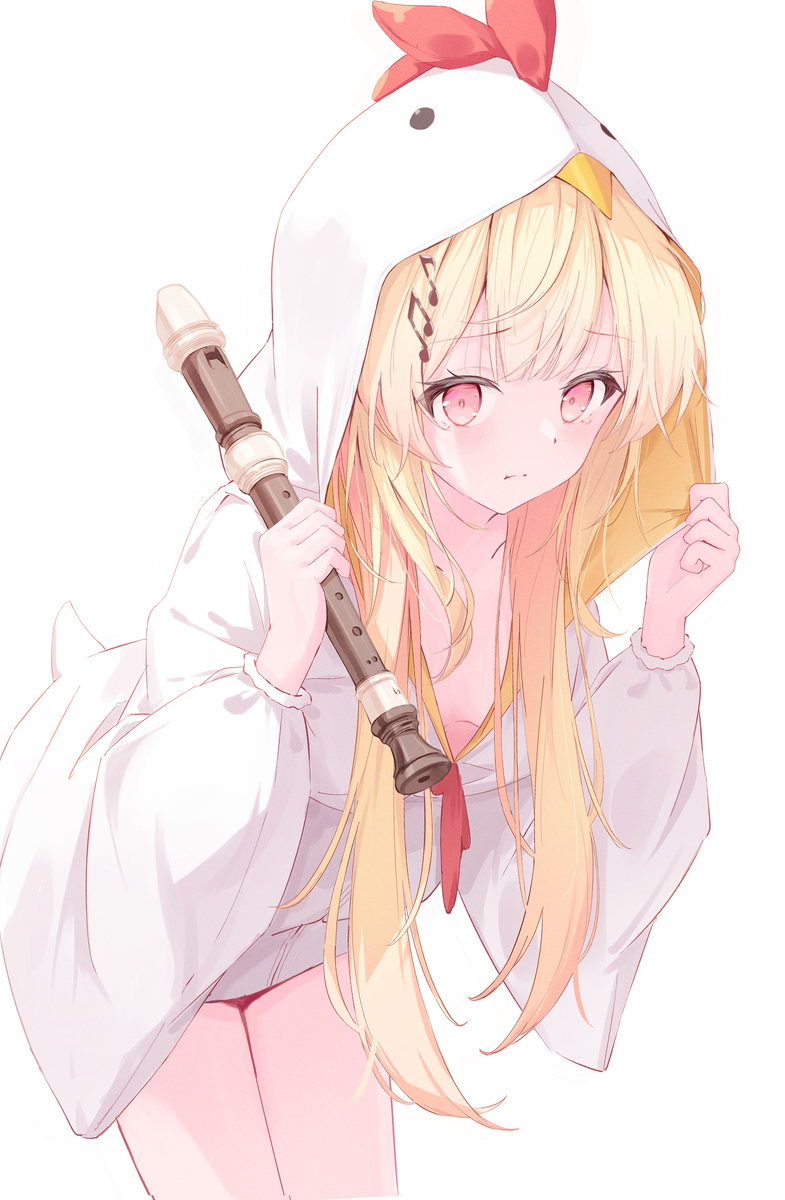This is a pixiv picture whose title is ニワトリかなで.