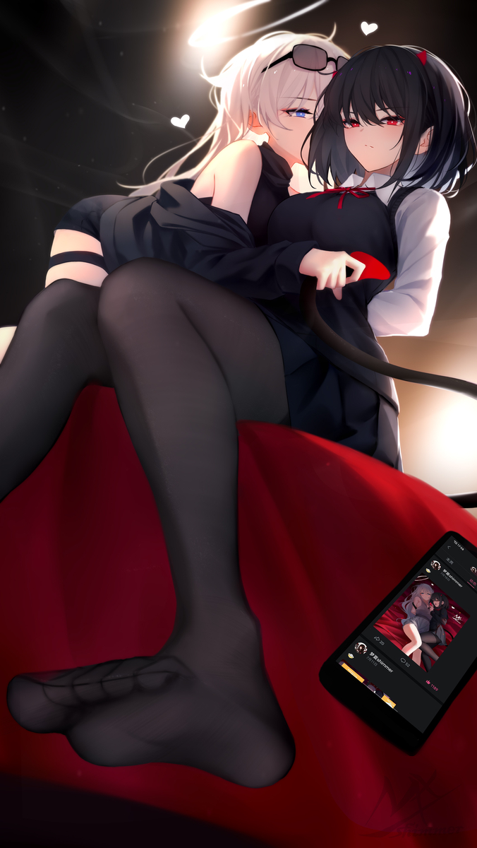 This is a pixiv picture whose title is ❤.