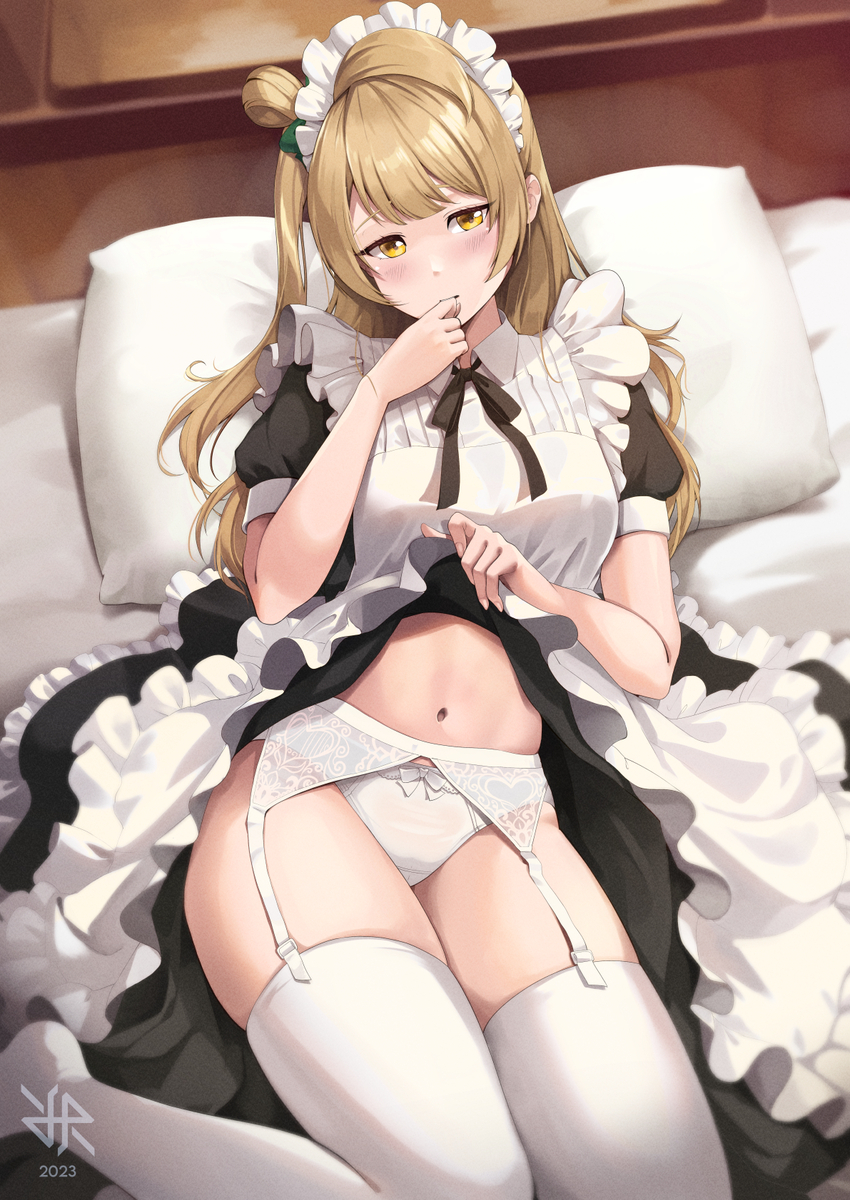 This is a pixiv picture whose title is Maid's Special Service.