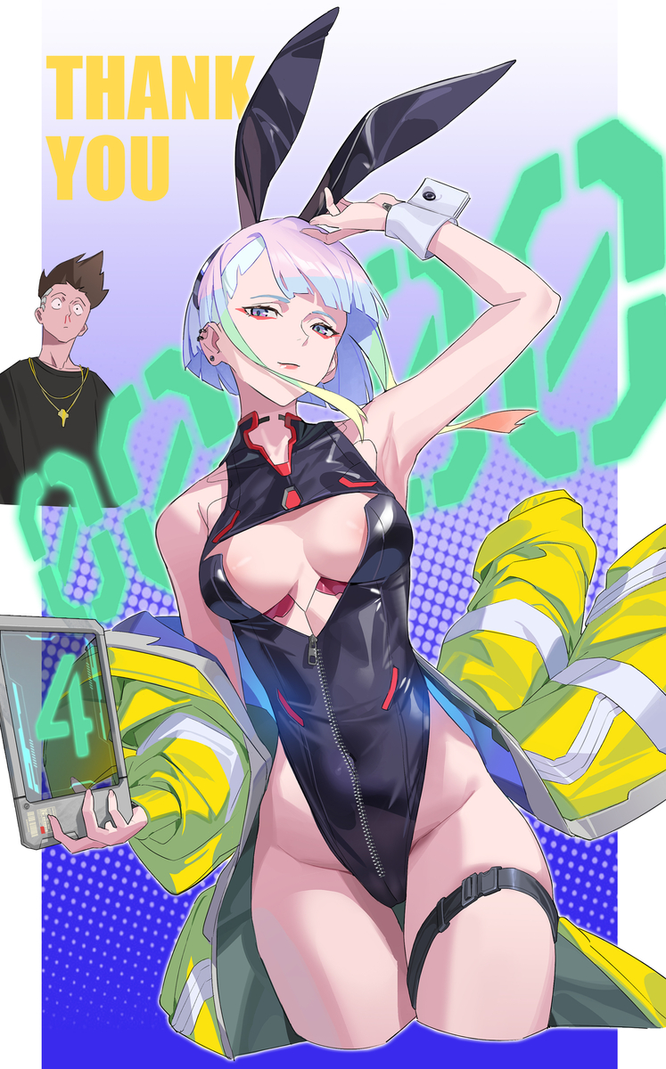 This is a pixiv picture whose title is 推特庆祝和边缘行者一周年.