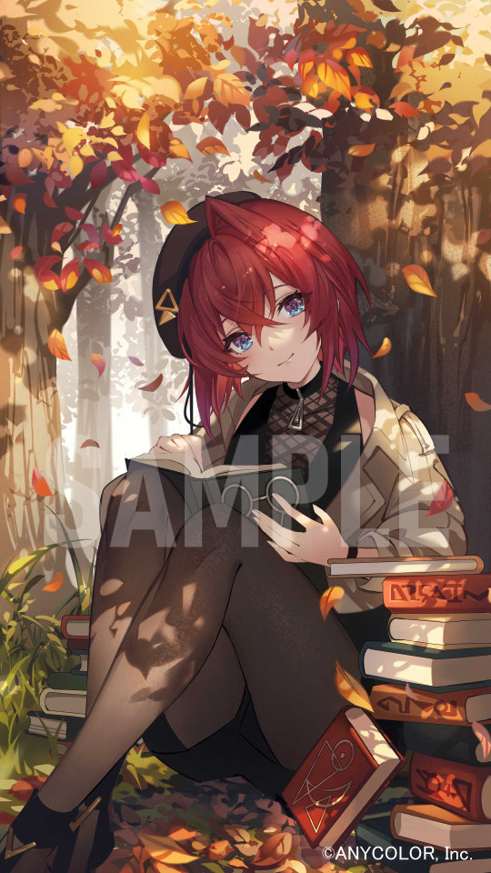 This is a pixiv picture whose title is 読書の秋.