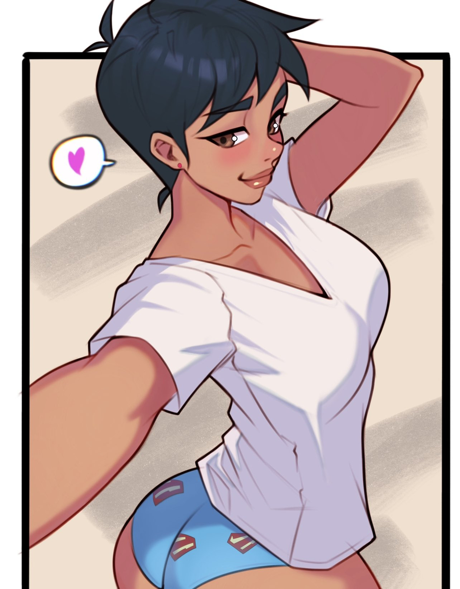 This is a pixiv picture whose title is Selfie.
