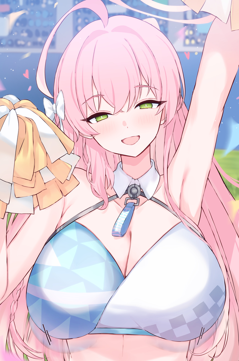 This is a pixiv picture whose title is がんばれ♡がんばれ♡.
