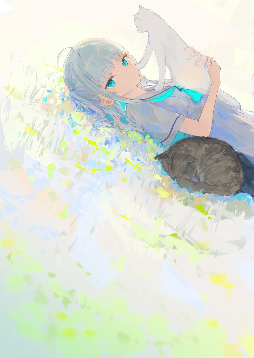 This is a pixiv picture whose title is ねこ.