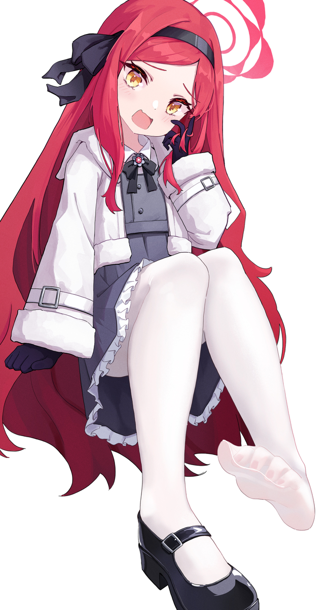 This is a pixiv picture whose title is 先生!わたしの足に何をされたいのですか!!!.