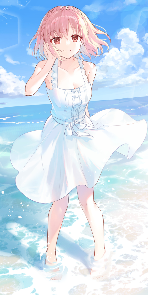 This is a pixiv picture whose title is 海.