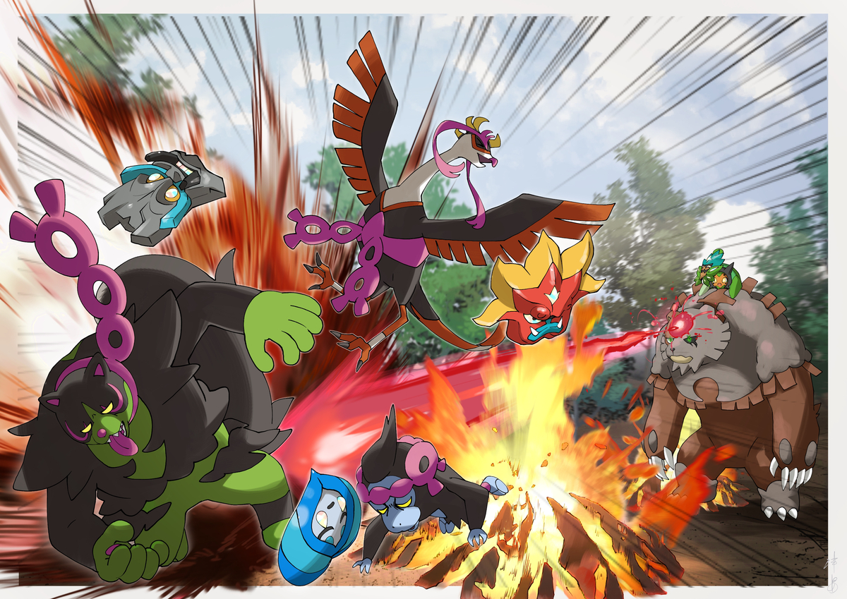 This is a pixiv picture whose title is ガチの鬼.