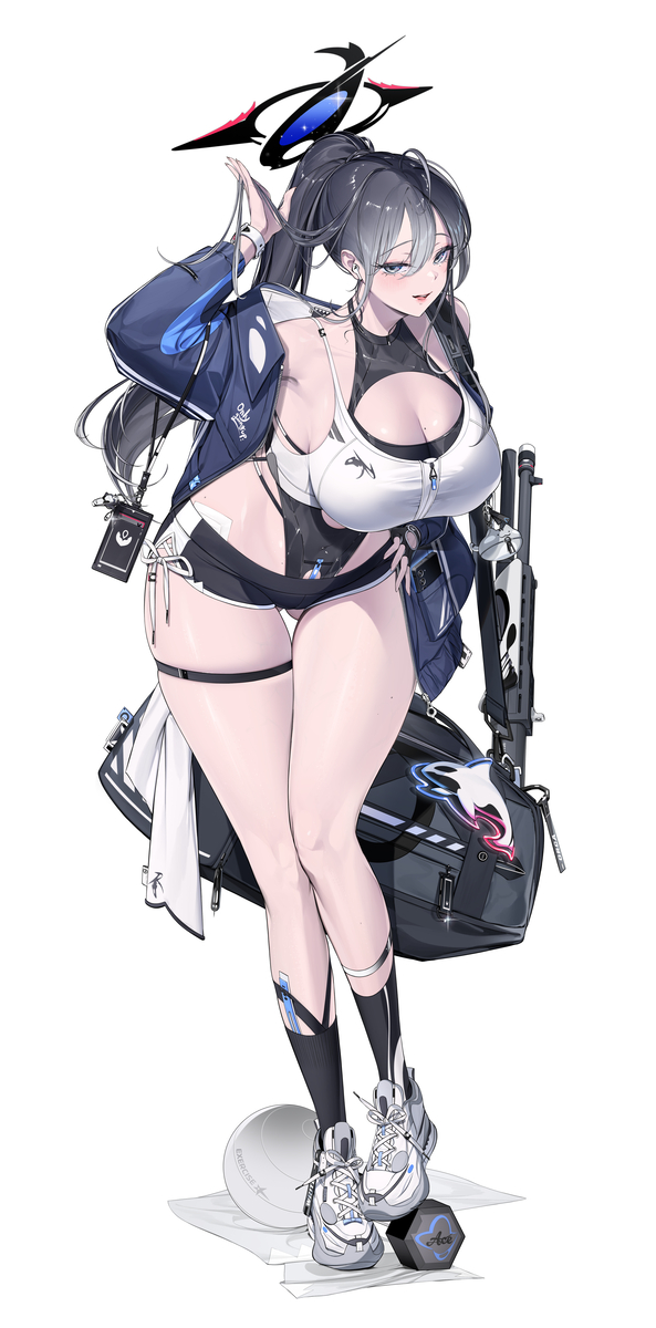 This is a pixiv picture whose title is 白いシャチ.