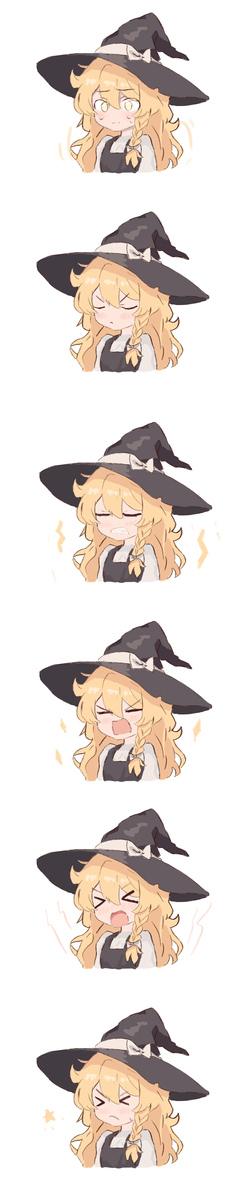 This is a pixiv picture whose title is 正在努力做某事的魔理沙.
