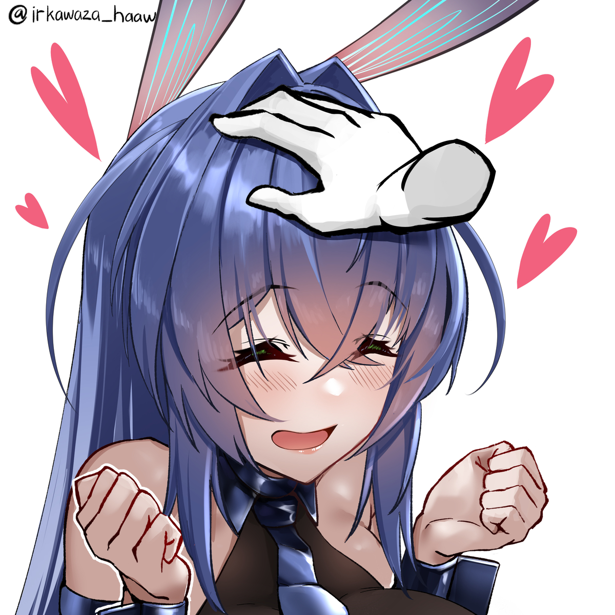 This is a pixiv picture whose title is NJ Pat! (Static version).