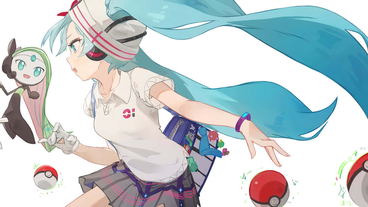 This is a pixiv picture whose title is エスパーミク.
