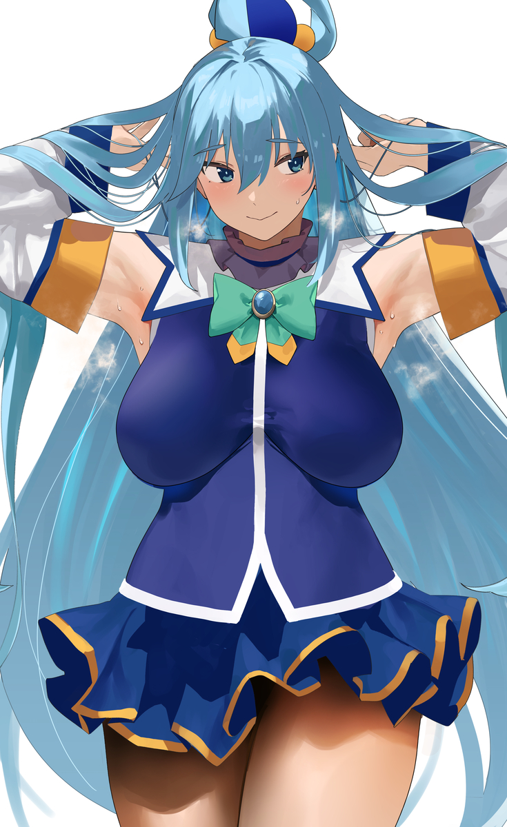 This is a pixiv picture whose title is アクア.