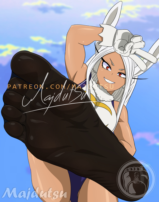 This is a pixiv picture whose title is Mirko Feet.