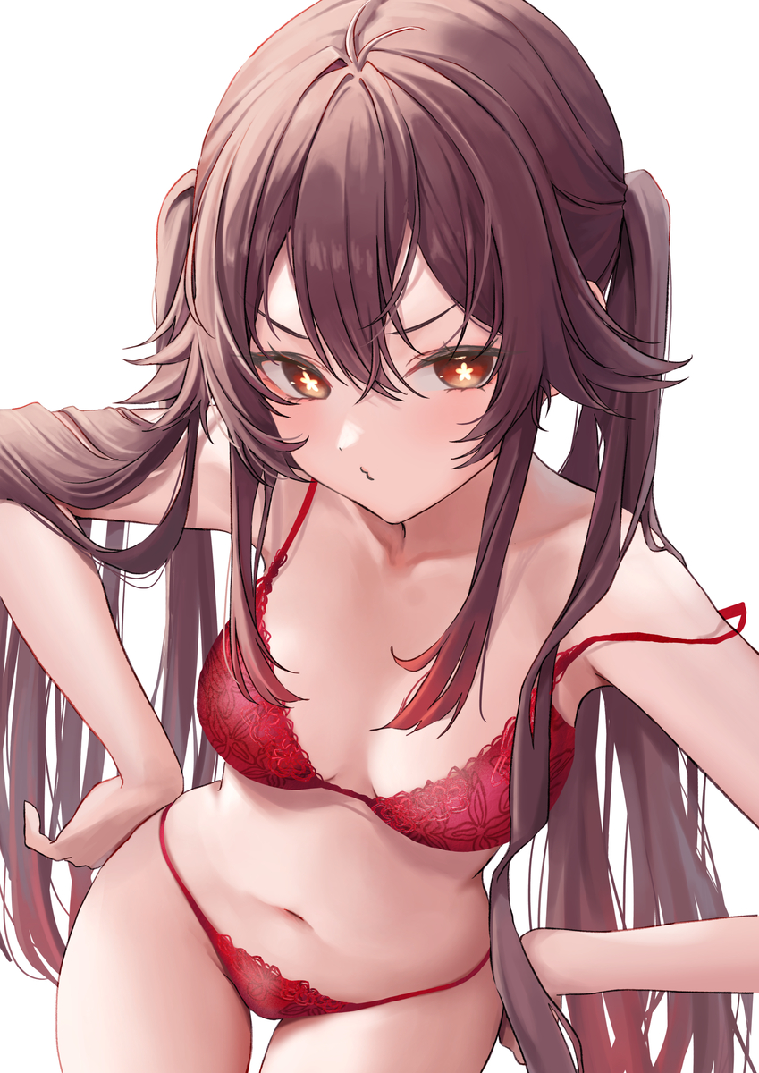 This is a pixiv picture whose title is ぷんすこ胡桃.