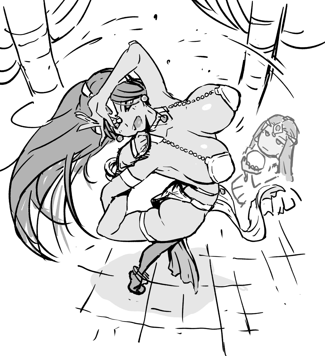 This is a pixiv picture whose title is さんまい.