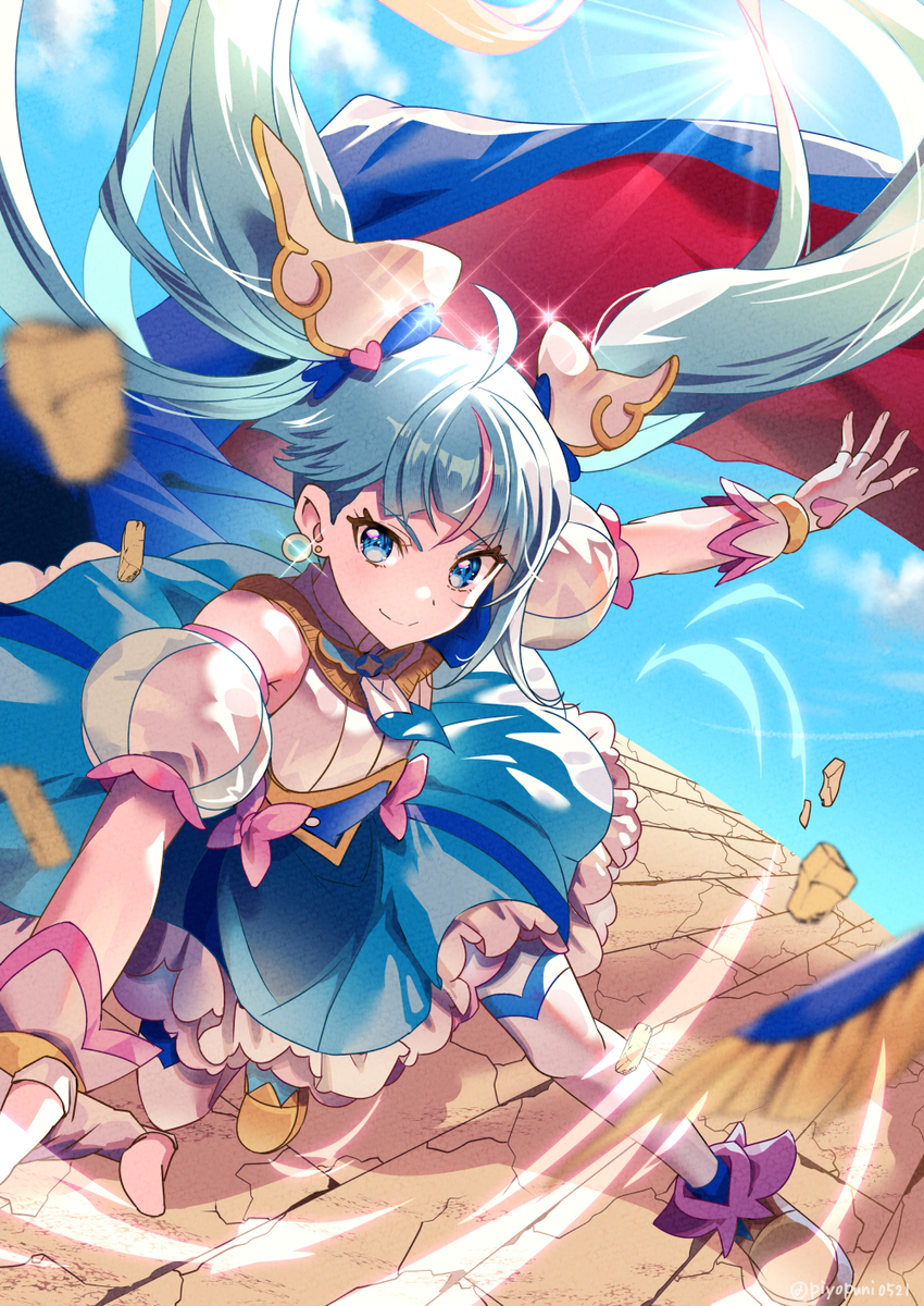 This is a pixiv picture whose title is キュアスカイ生誕祭2023.