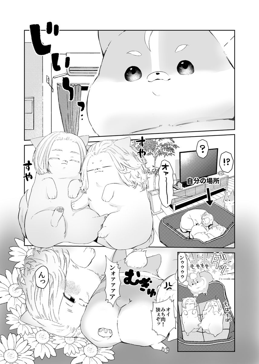 This is a pixiv picture whose title is マイ武さん家の🐶.