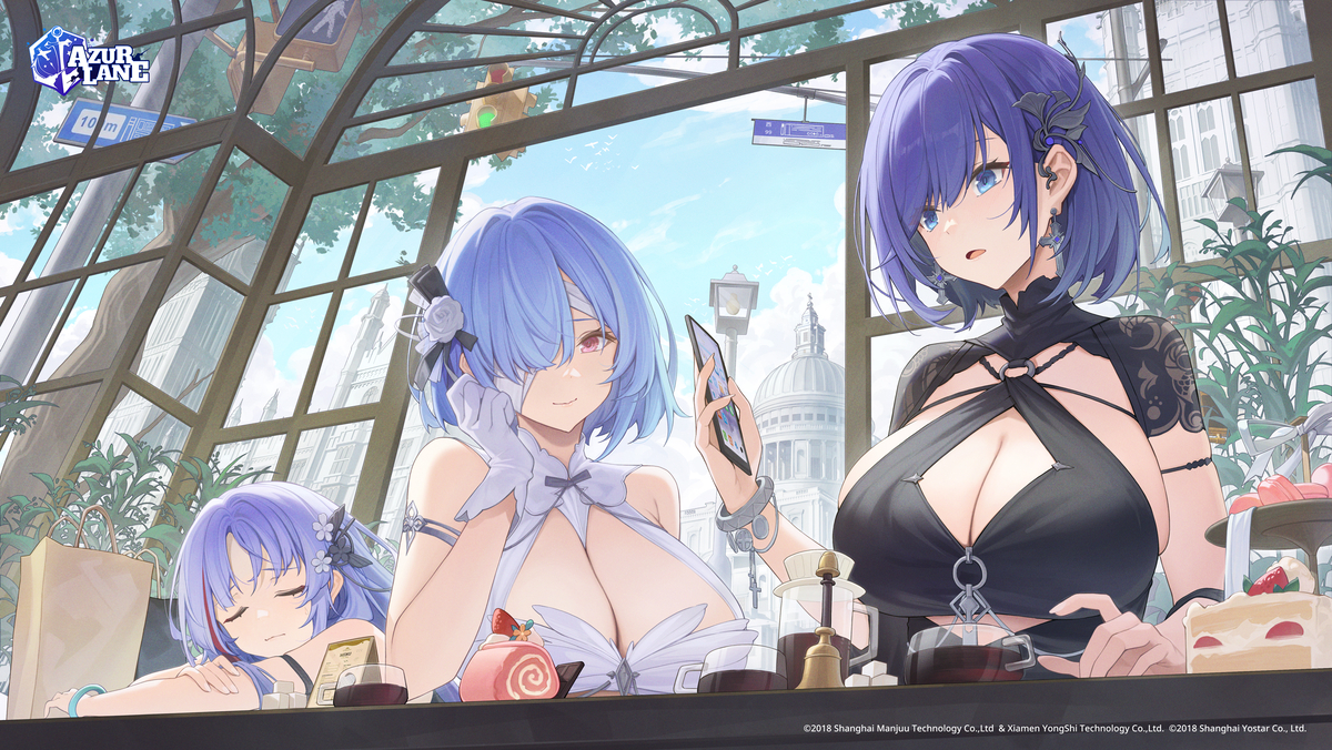 This is a pixiv picture whose title is Leisurely afternoon tea.