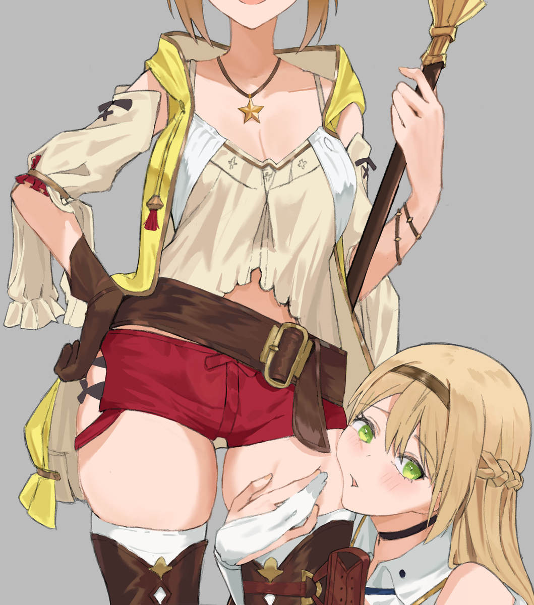 This is a pixiv picture whose title is Atelier no Thighza.