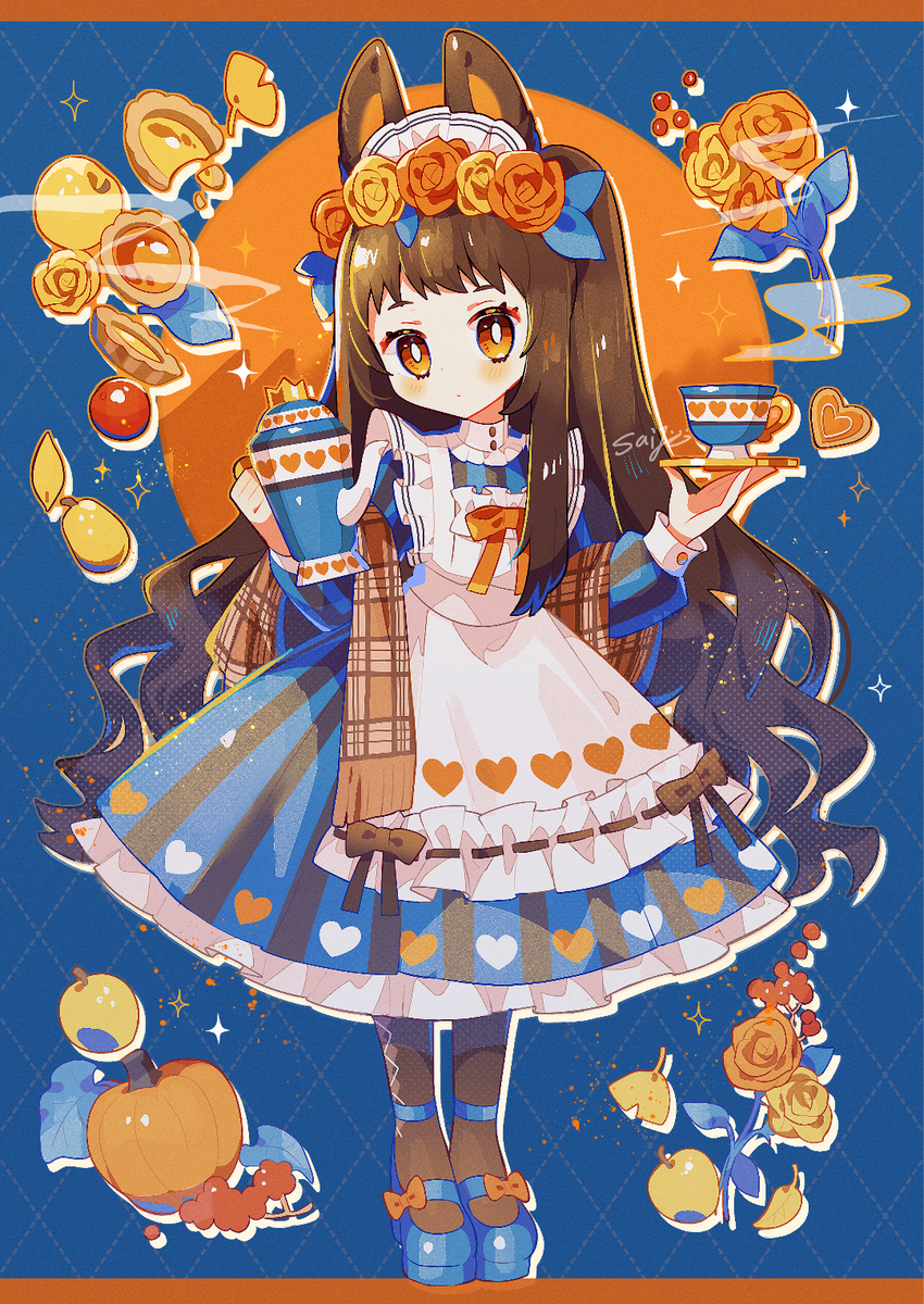 This is a pixiv picture whose title is 紅茶が飲みたい.