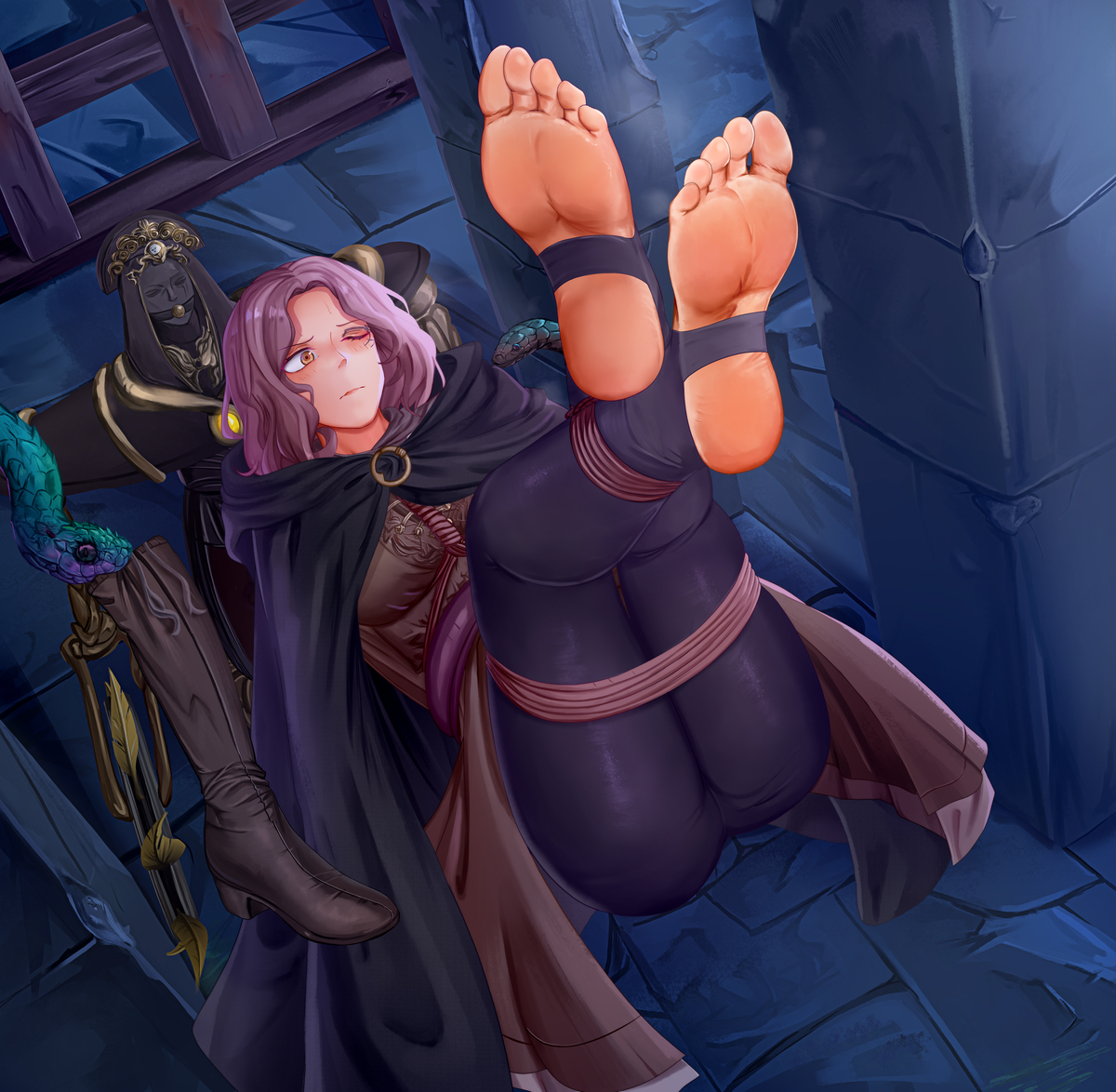 This is a pixiv picture whose title is 梅琳娜.