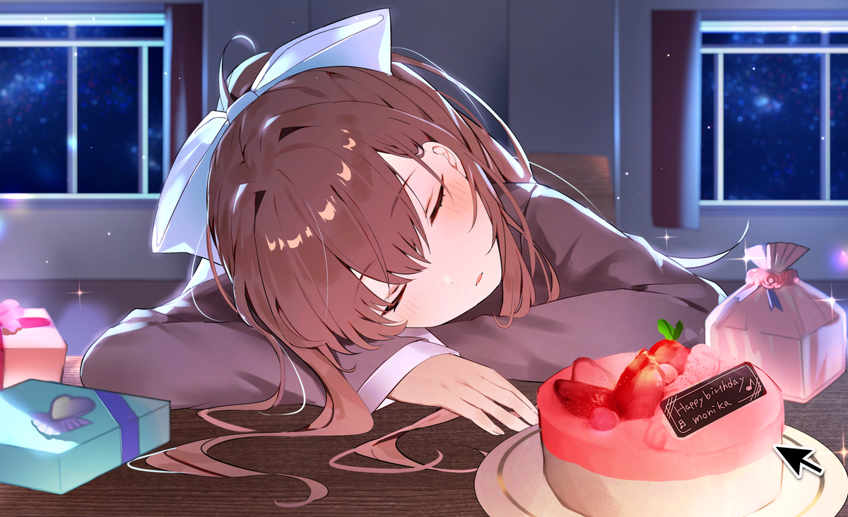 This is a pixiv picture whose title is モニカ誕生日おめでとう！.