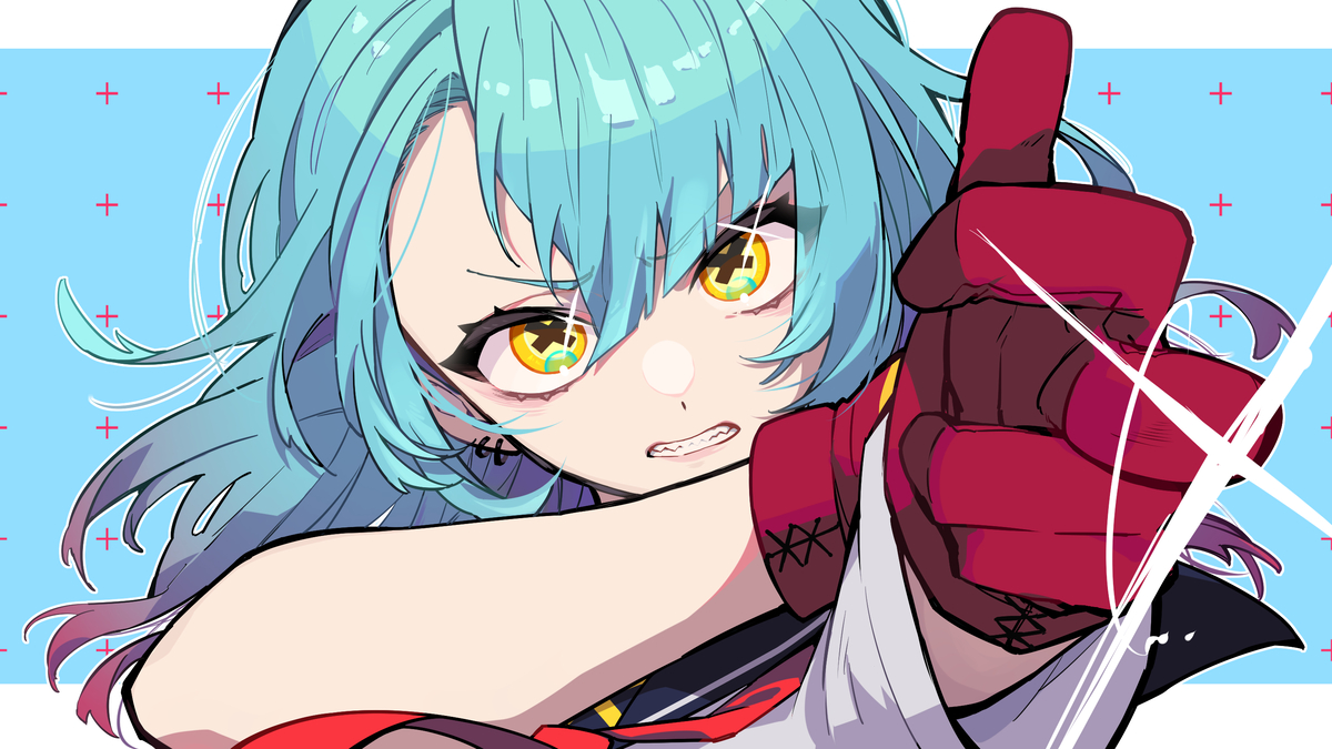 This is a pixiv picture whose title is バッテンションガール.