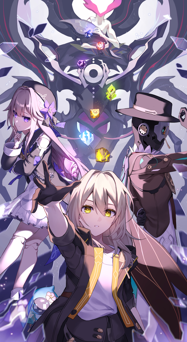 This is a pixiv picture whose title is 模擬宇宙：宇宙の蝗害.
