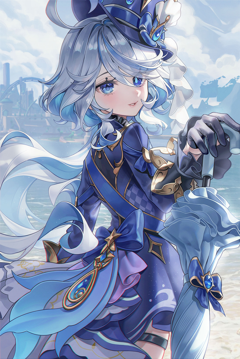 This is a pixiv picture whose title is 💧💧.